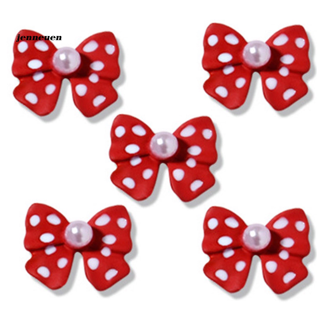 Set 5 Phụ Kiện Đinh Tán Nơ 3D Trang Trí Móng Tay