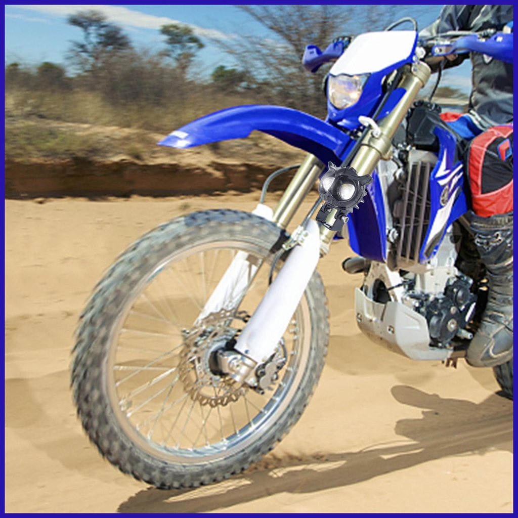 Đèn Pha LED Hai Màu Sương Mù Không Thấm Nước Hình Cú Mèo Cho Xe Máy Xe Hơi