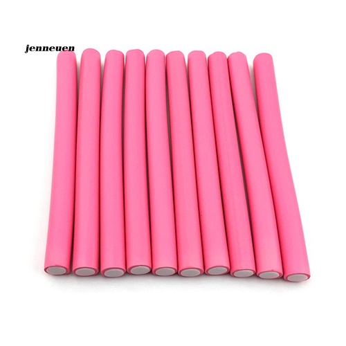 Bộ 10 Lô Cuốn Tóc Xốp Mềm Mại Tiện Dụng