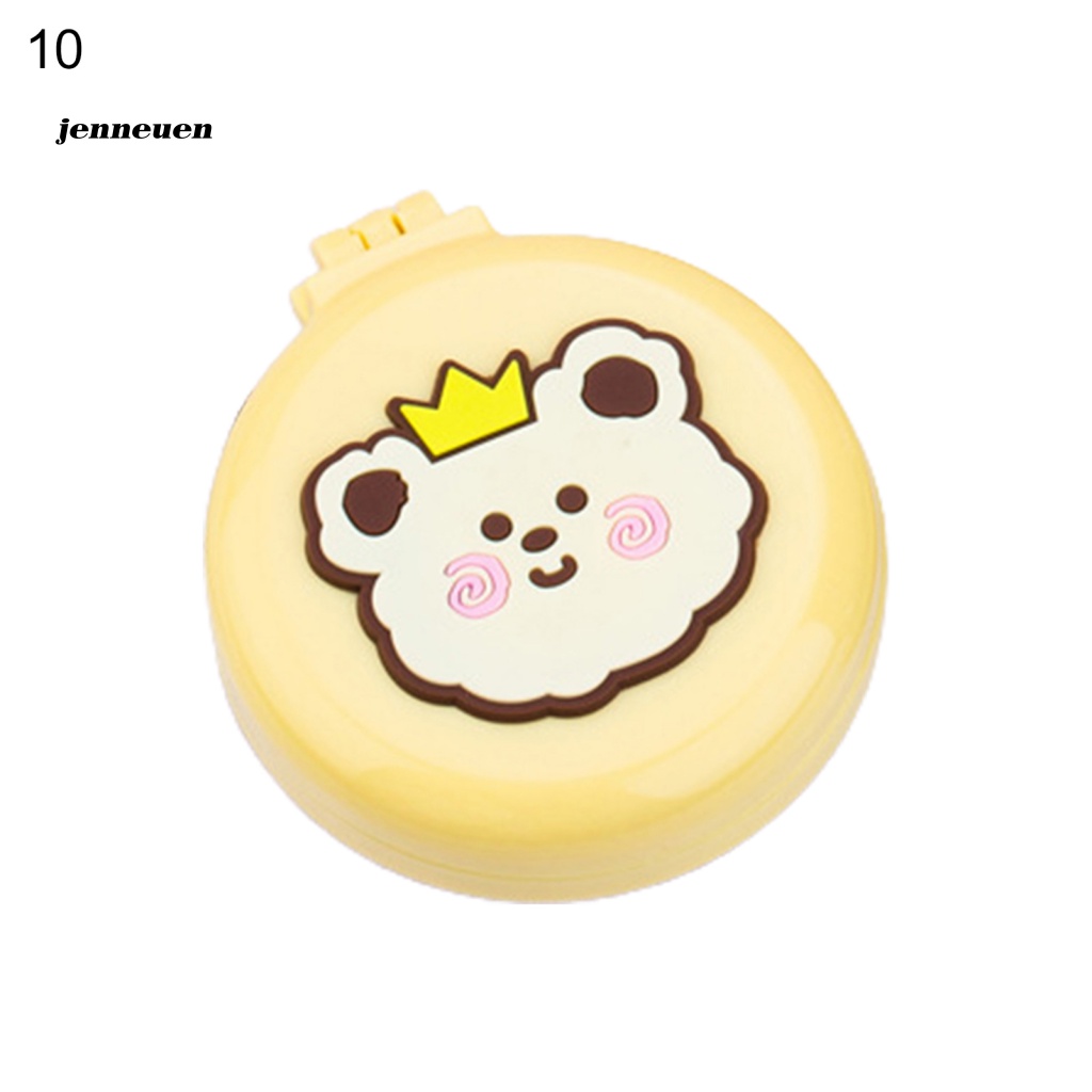 Jen Lược Nhựa Dạng Túi Khí Gập Tích Hợp Gương Trang Điểm Đẹp Mắt