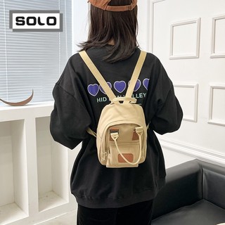 Hanzhuo balo nữ cặp đi học balo du lịch balo nữ da l95s1xf