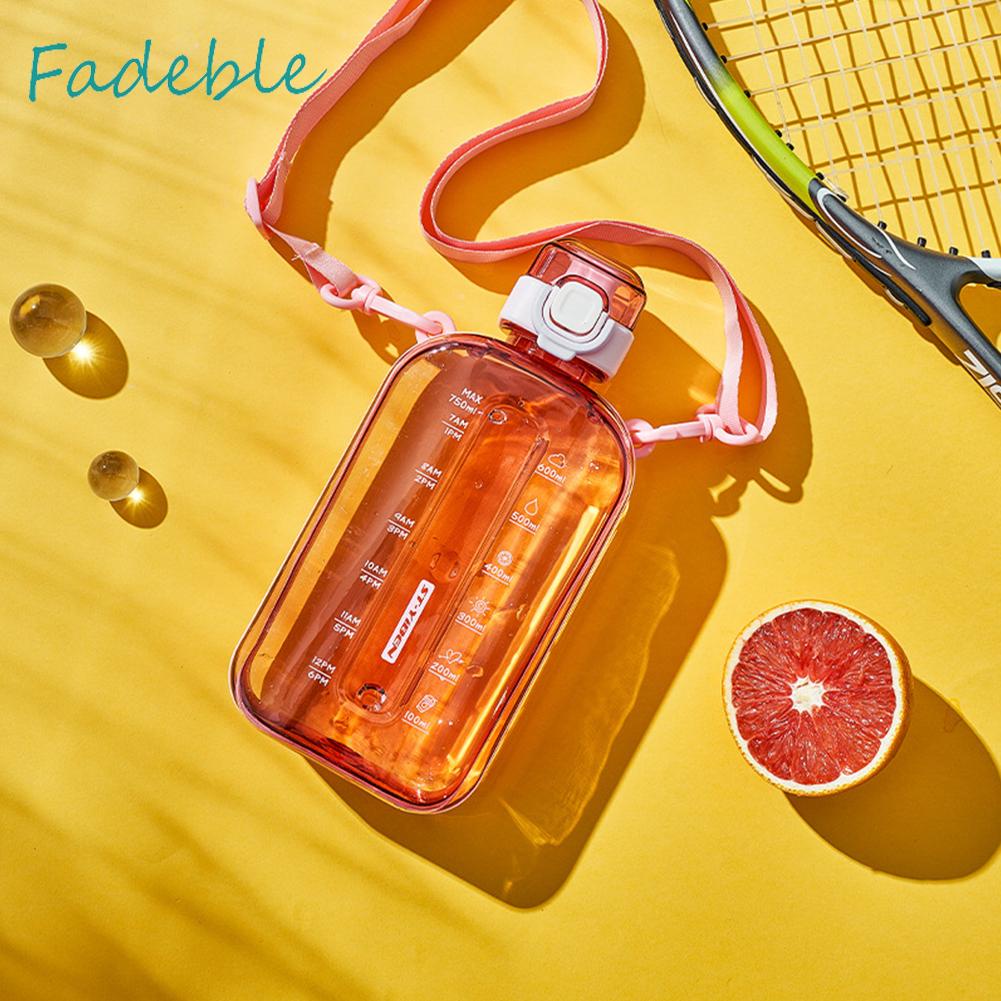 Bình Nước Trong Suốt 750ML Có Thể Điều Chỉnh Kích Cỡ