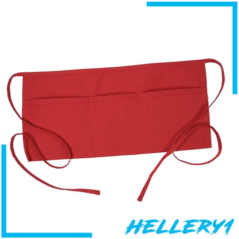 Tạp Dề Ngắn Bằng Cotton Gọn Nhẹ Có Túi Đa Năng Tiện Dụng Cho Nhà Bếp