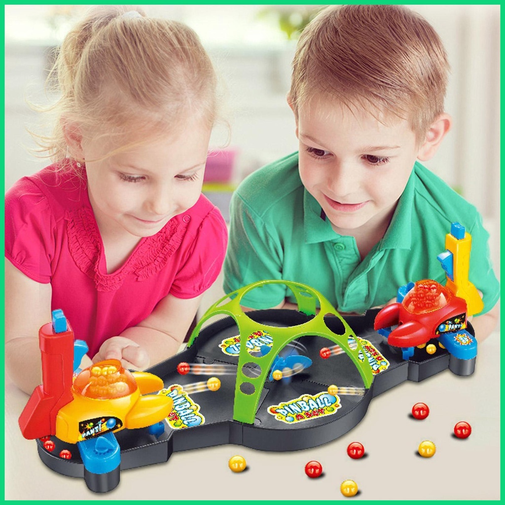 Đồ Chơi Pinball Mini Để Bàn Tương Tác Vui Nhộn Mới Lạ Cho Bé