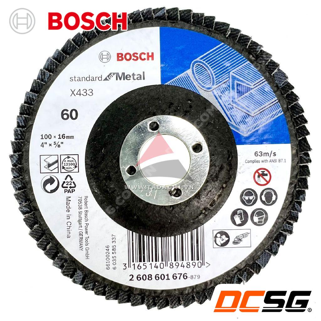 Đĩa nhám xếp Alox 100mmx16mm Bosch  | DCSG