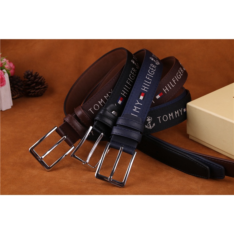 Tommy hilfiger thắt lưng mỏng dây đeo thắt lưng bằng da thật thời trang blogger xu hướng thắt lưng ghim khóa thắt lưng nam và nữ đồng quê