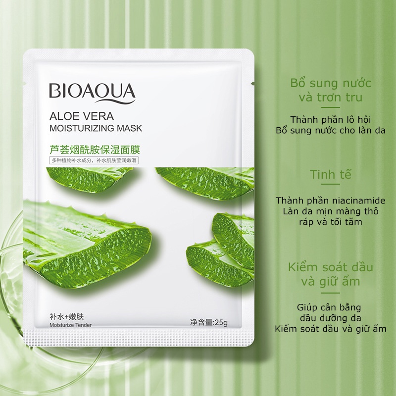 Mặt nạ giấy Bioaqua Hương Trái Cây dưỡng trắng cấp ẩm giảm mụn | BigBuy360 - bigbuy360.vn