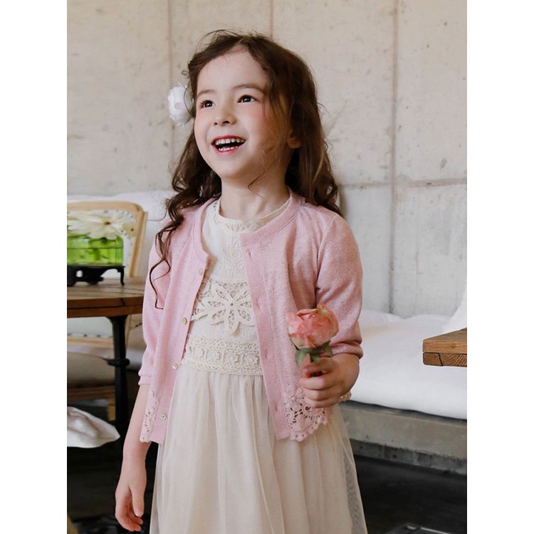 Áo Khoác Chống Nắng Mỏng Thoáng Khí Thời Trang Mùa Hè Mới 2023 Cho Bé Gái