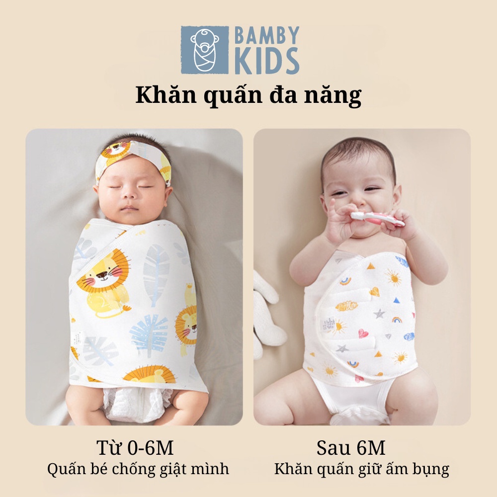 Ủ quấn bé chống giật mình 0-6M Bambykids
