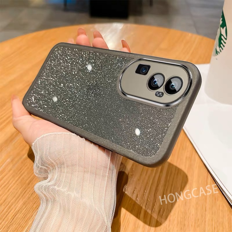 Ốp Điện Thoại Silicon Mềm Phối Bột Kim Tuyến Cho OPPO Reno10Pro + 5G Reno10 10Pro Reno 10 Pro Pro plus