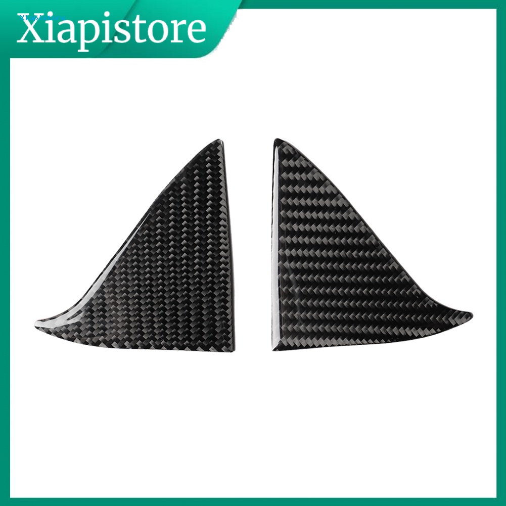 Bộ 2 Miếng Dán Trang Trí Cửa Sổ Xe Hơi Mazda 3 Axela Bằng Sợi Carbon