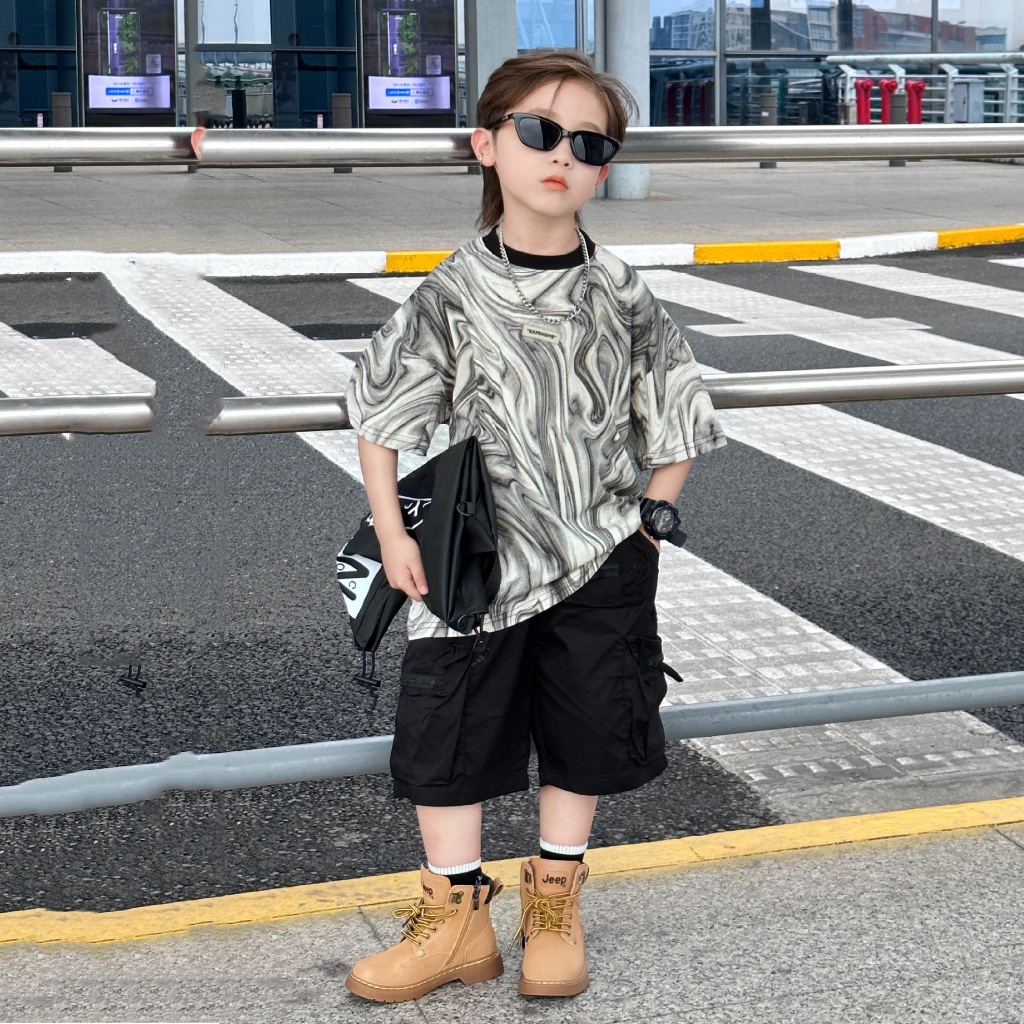 Áo Thun In Hình Phong Cách Hàn Quốc Xinh Xắn Cho Bé