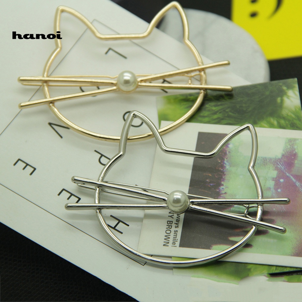 Kẹp Tóc Hình Chú Mèo Dễ Thương Cho Nữ