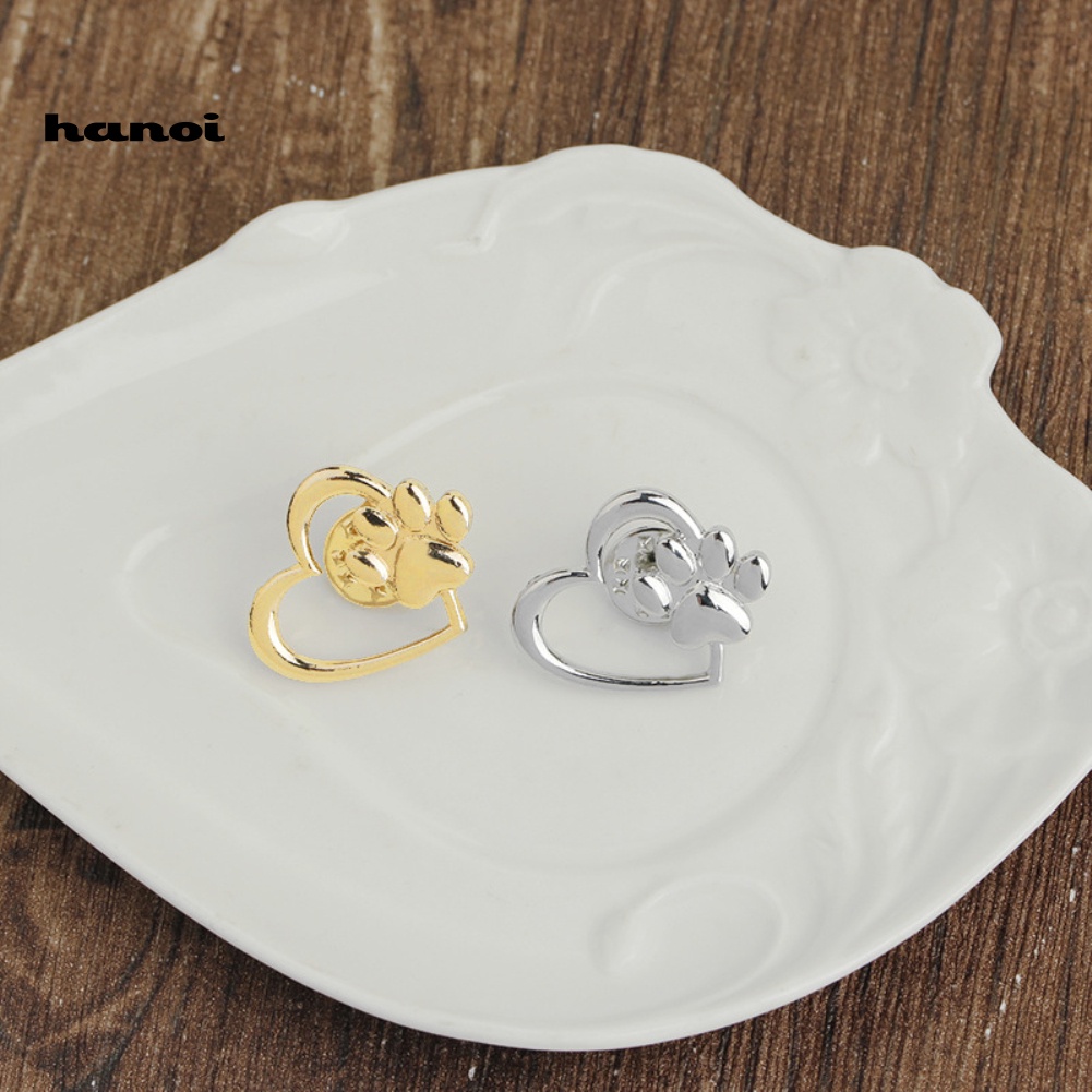 Ghim Cài Áo Hình Trái Tim Đính Đá Nhân Tạo Thời Trang