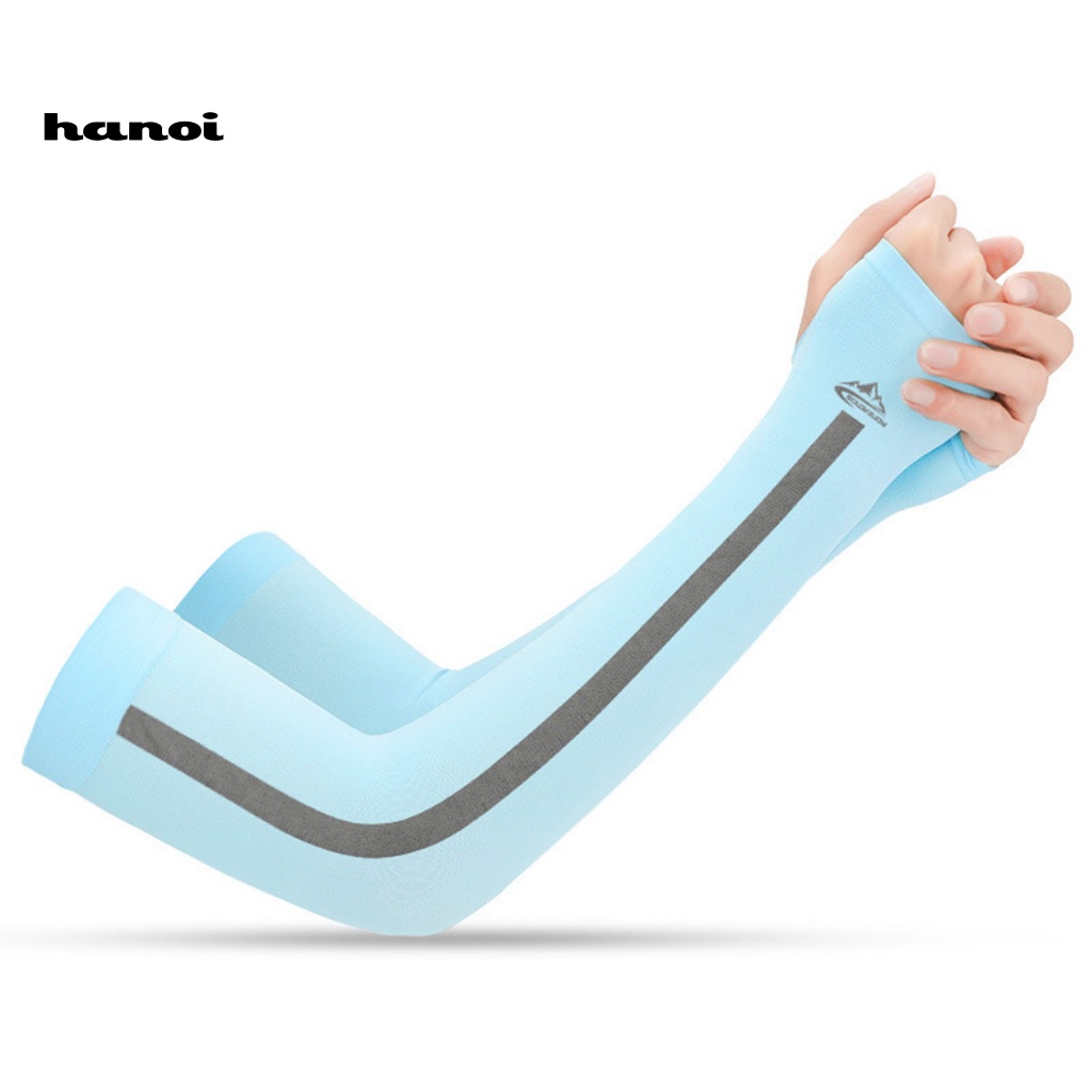 1 Cặp Ống Tay Áo Chống Tia UV Độ Co Giãn Cao Tiện Dụng
