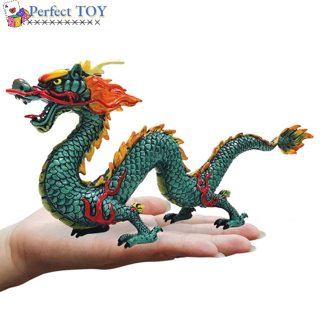 Mô Hình Rồng Trung Hoa Sống Động Như Thật Dùng Trang Trí Sưu Tầm