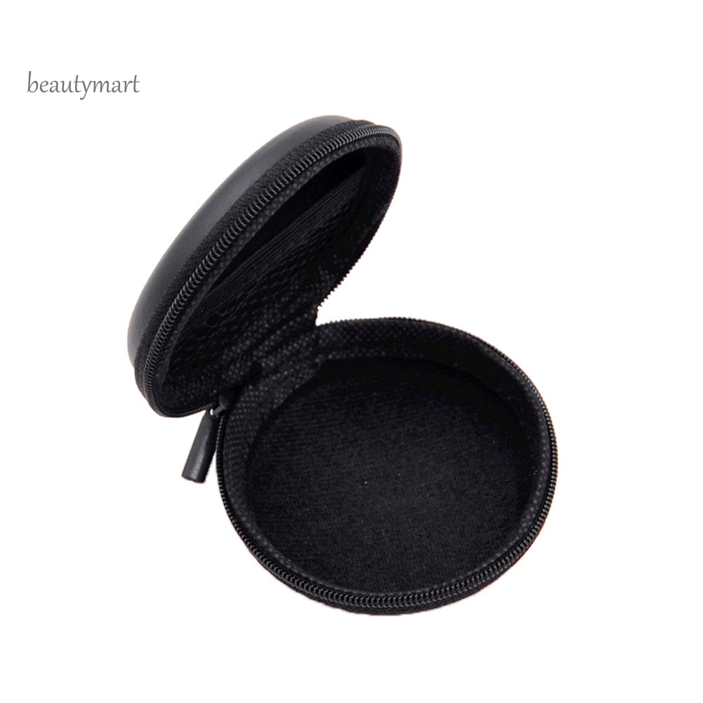 Túi Đựng Tai Nghe Chống Sốc Đa Năng Hình Tròn Có Khóa Kéo beautymartm1