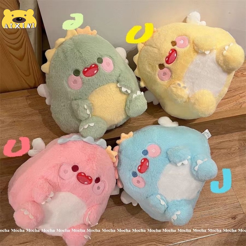 Gấu Bông khủng long búp bê khủng long Gối hình khủng long nhiều màu sắc bánh macaron thú nhồi bông quà tặng trẻ em trang trí nhà cửa