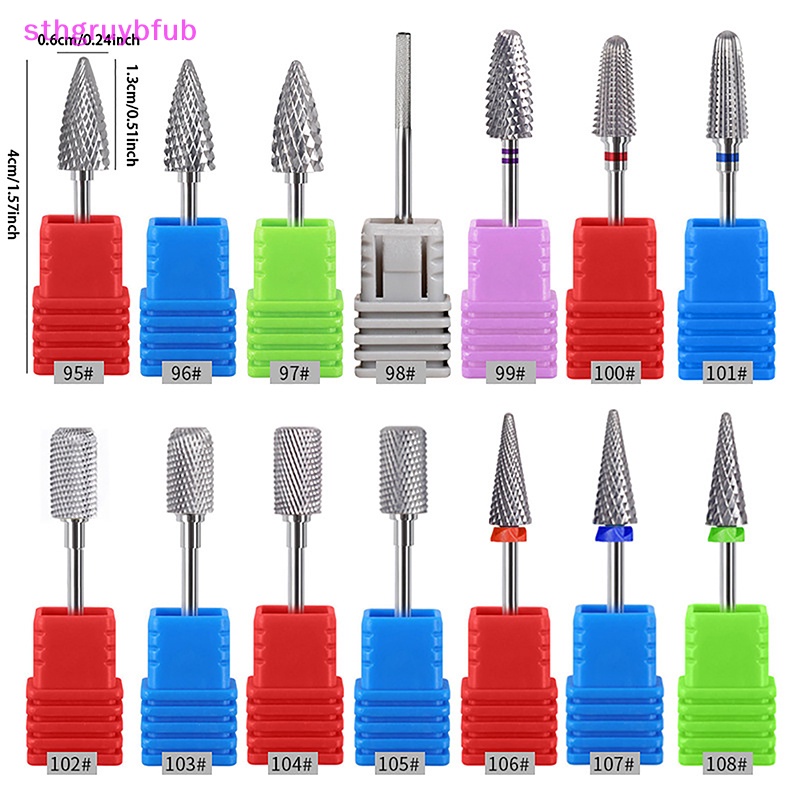 Mũi Mài Móng Tay Bằng Thép Vonfram Chuyên Dụng Cho Máy Mài Điện