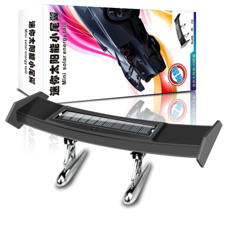 Cánh Đèn LED Cảnh Báo Gắn Đuôi Xe Hơi Cảm Biến Thông Minh Chạy Năng Lượng Mặt Trời Chống Thấm Nước