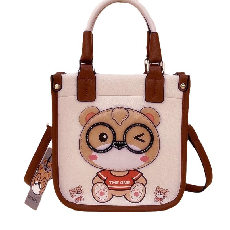 Túi Tote Đeo Vai Màu Tương Phản Phong Cách Pháp Sang Trọng Cho Nữ