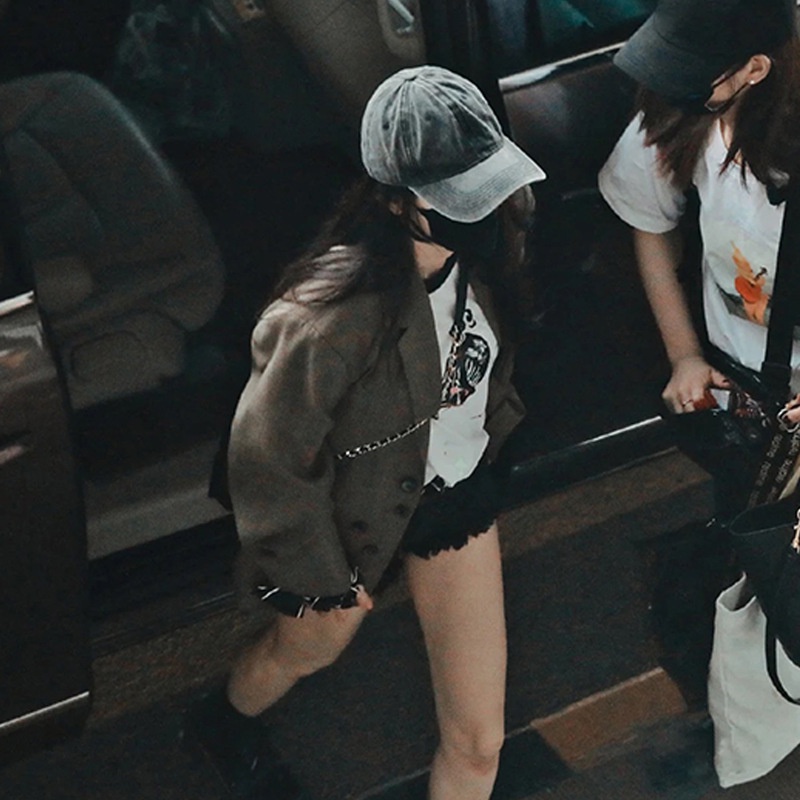 Mũ Lưỡi Trai Denim Chống Nắng Thiết Kế Thoáng Khí Phong Cách Retro Cho Nữ