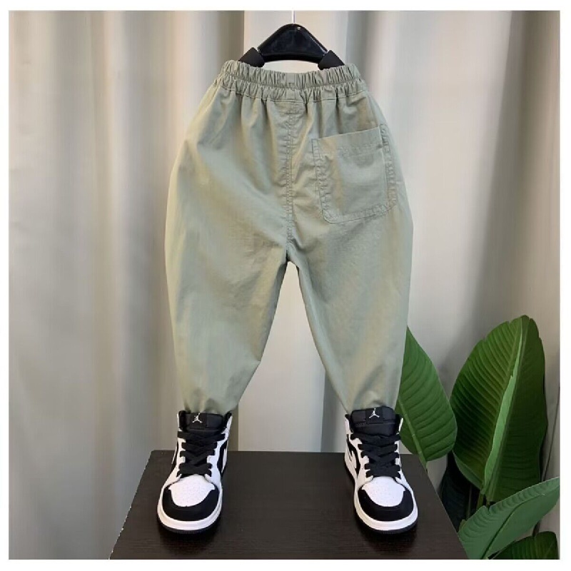 Trẻ em ice silk mosquito quần mát đẹp trai mỏng đơn giản