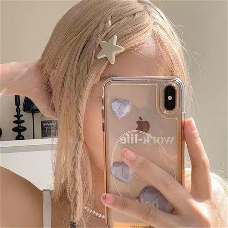 Bộ 10 Kẹp Tóc Đa Năng Hình Ngôi Sao / Trái Tim Dễ Thương Cho Nữ Y2K