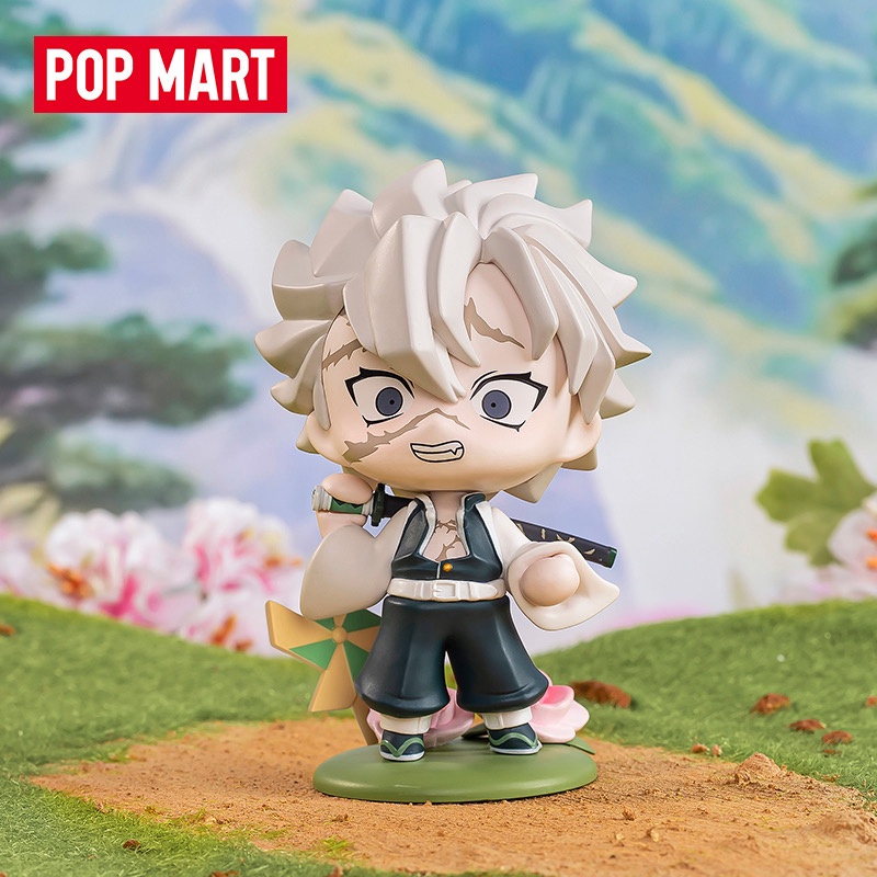 Demon slayer series blind box doll popmart hình dễ thương sở thích sưu tập quà tặng cho bạn bè