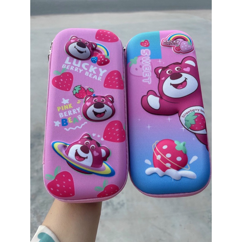 Hộp đựng bút gấu dâu đáng yêu cho bé phạm nghiêp