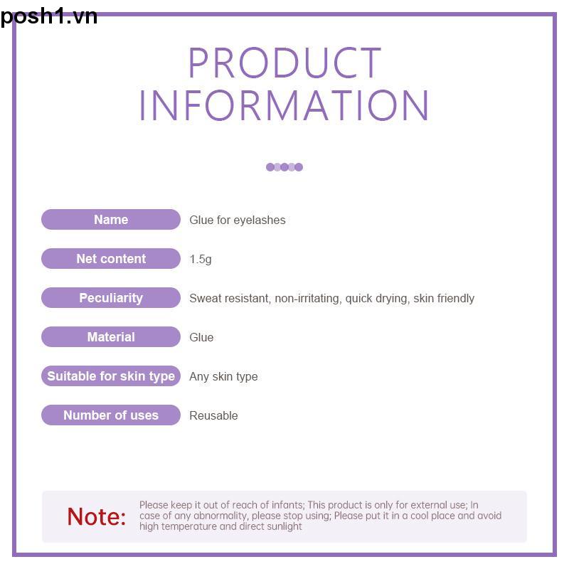💌💌Keo Dán Lông Mi Giả Vô Hình Tự Nhiên Không Gây Kích Ứng posh1.vn