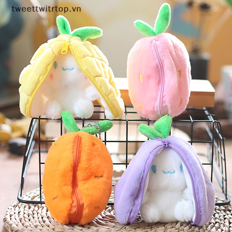 Đồ chơi nhồi bông 12cm Hình Trái Cây Hóa Trang Sáng Tạo Cho Bé