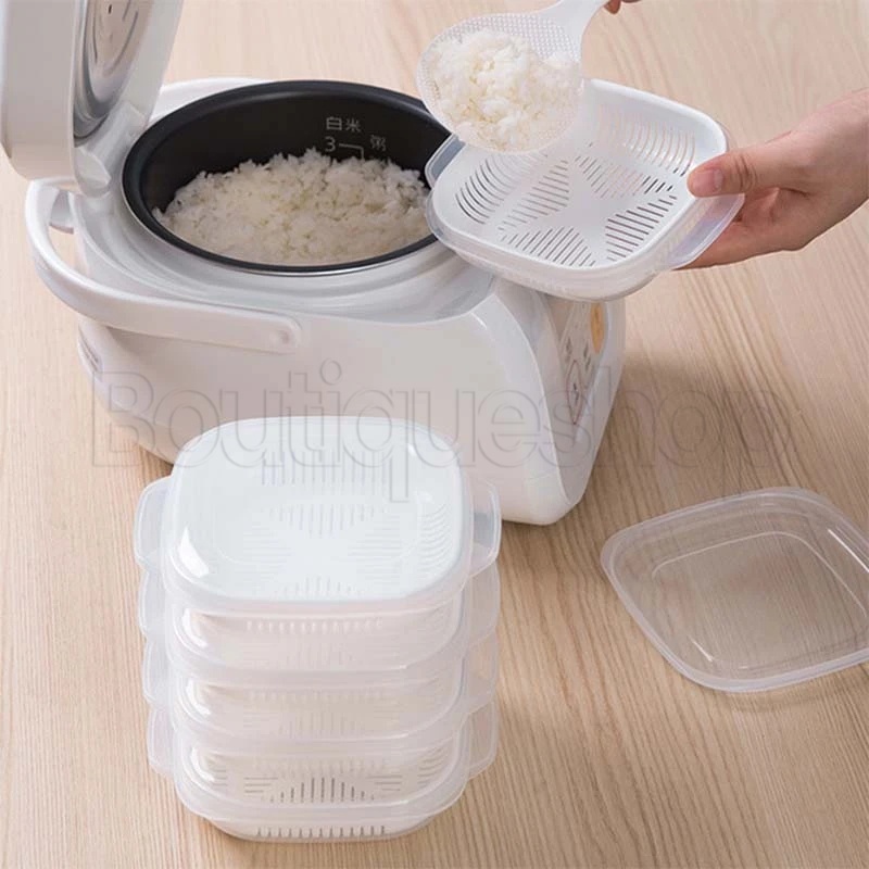 Hộp Đựng Cơm Trưa Phong Cách Nhật Bản Có Thể Dùng Trong Lò Vi Sóng