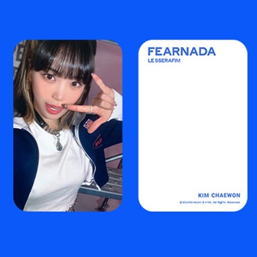 Set 5 Tấm Ảnh Lomo Card Lesserafim Sakura Chaewon Kazuha Eunchae