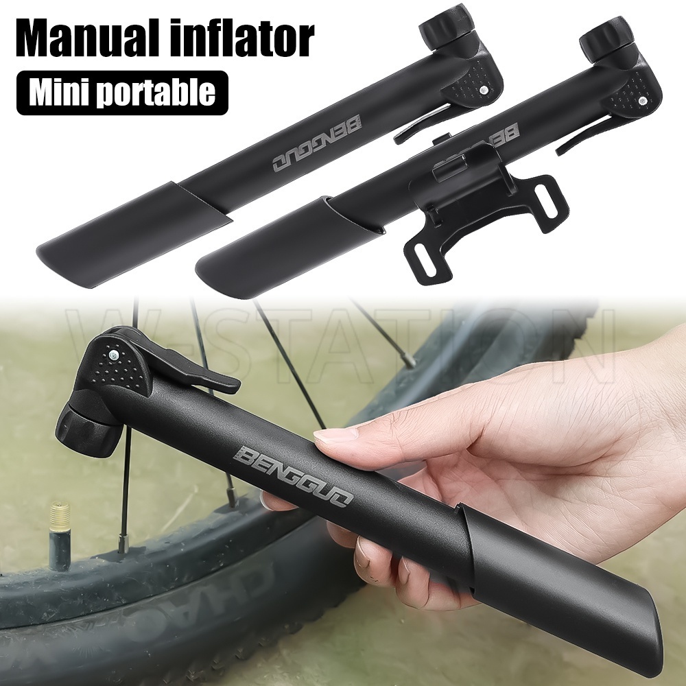 1 Bộ Dụng Cụ Bơm Hơi Bánh Xe Đạp Leo Núi / Bóng Rổ / Bóng Rổ Mini Cầm Tay Tiện Lợi