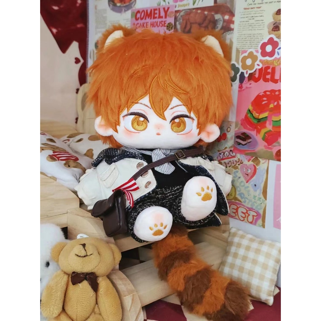 Đèn Led Gắn Tường Trang Trí Tiện Dụng Búp Bê Nam Vải cotton 20cm Hình Câu Lạc Bộ Bơi / Câu Lạc Bộ miko shiba baitaro Làm Quà Tặng Cho Bạn Gái Không Có Quần Áo