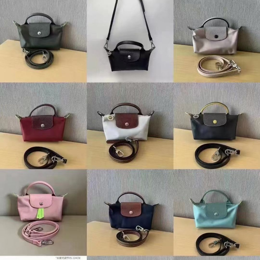 LONGCHAMP Túi Xách Mini Dây Đeo Vai Tháo Rời Được Sành Điệu Cho Nữ