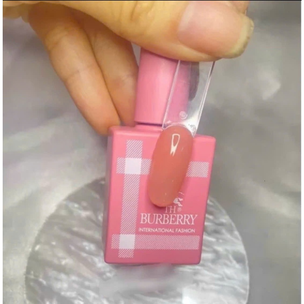 Sơn Gel Sữa Hồng, Thạch Hồng Burberry Chai 15ml - manh219