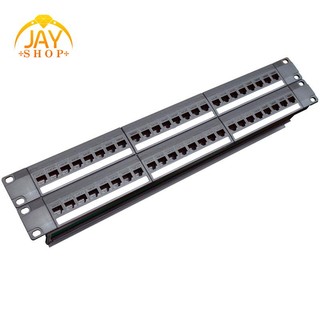 Giá đỡ 19inch 1u 24 cổng cat6 patch rj45
