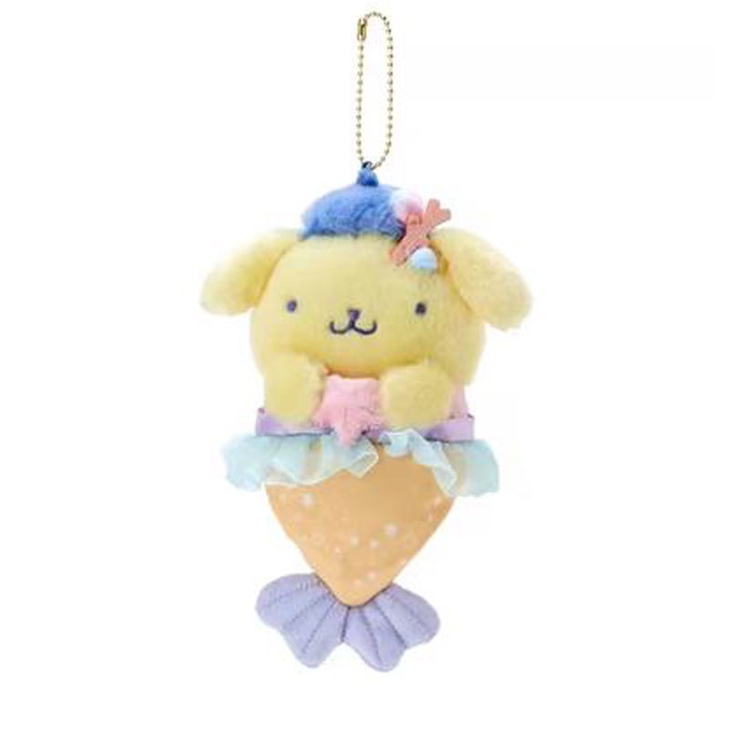 SANRIO Búp Bê Nhồi Bông Hình Nàng Tiên Cá Kuromi Melody Hangyodon Cinnamoroll Pachacco