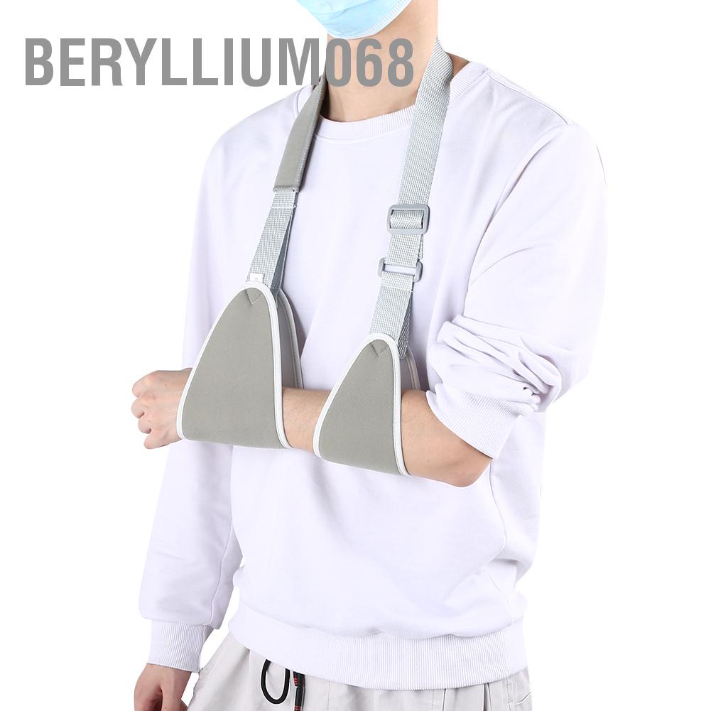 Beryllium068 Arm Sling Breathable Cẳng tay có thể điều chỉnh Gãy băng Băng cố định Nẹp