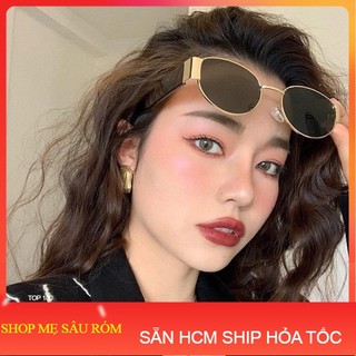 Kính Mát Gọng Oval Nhỏ Retro Ulzzang Hiphop Kiểu Đường Phố Thời Trang 2020 Cho Nam Và Nữ