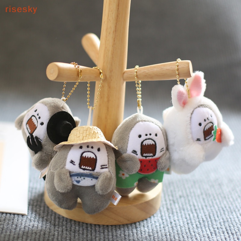 Móc Khóa Hình Cá Mập Nhồi Bông Dễ Thương
