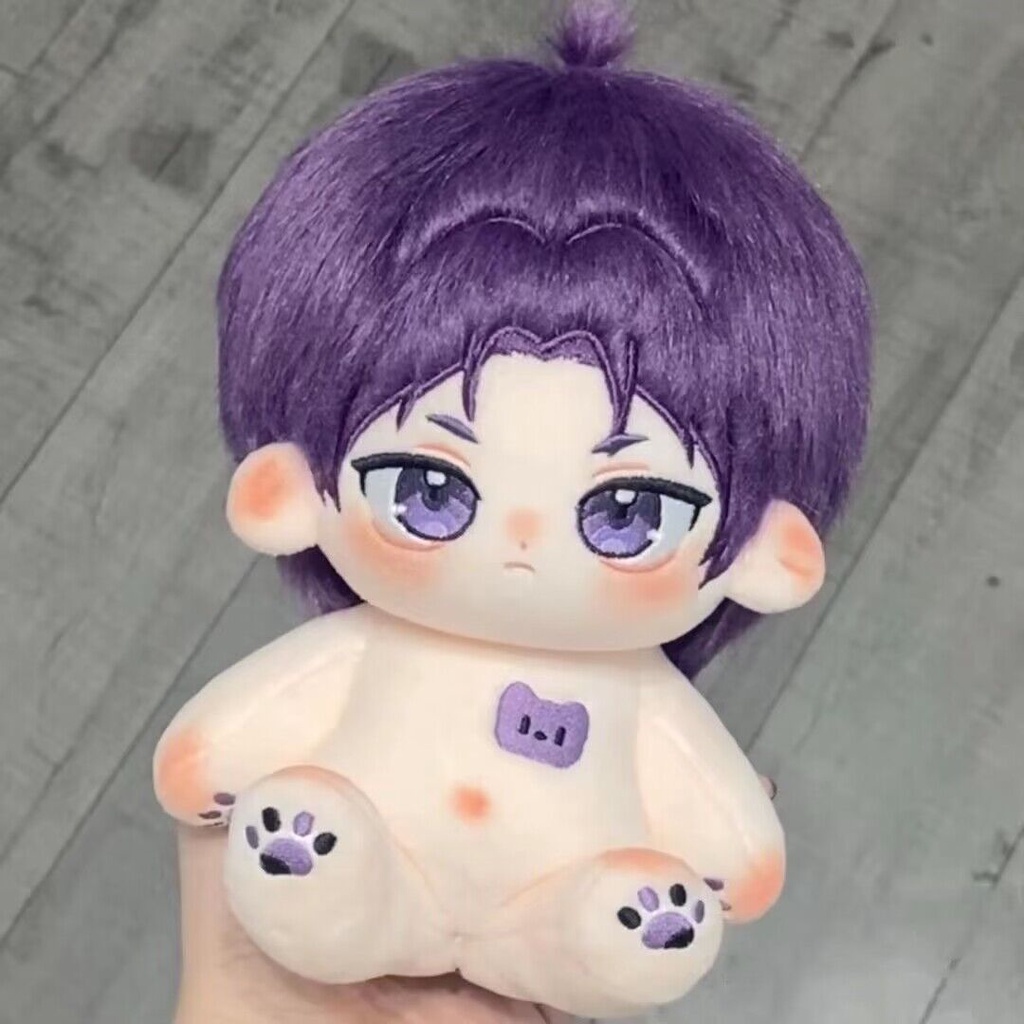 20 cm búp bê màu xanh khóa reo mikage plushie búp bê sang trọng quần áo bông thay đổi quần áo trang phục trang phục cosplay anime one-piece cotton cross-dressing