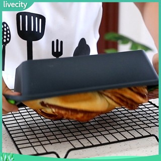 <livecity> Rectangle non-stick bread loaf toast silicone baking pan tray mold diy bakeware