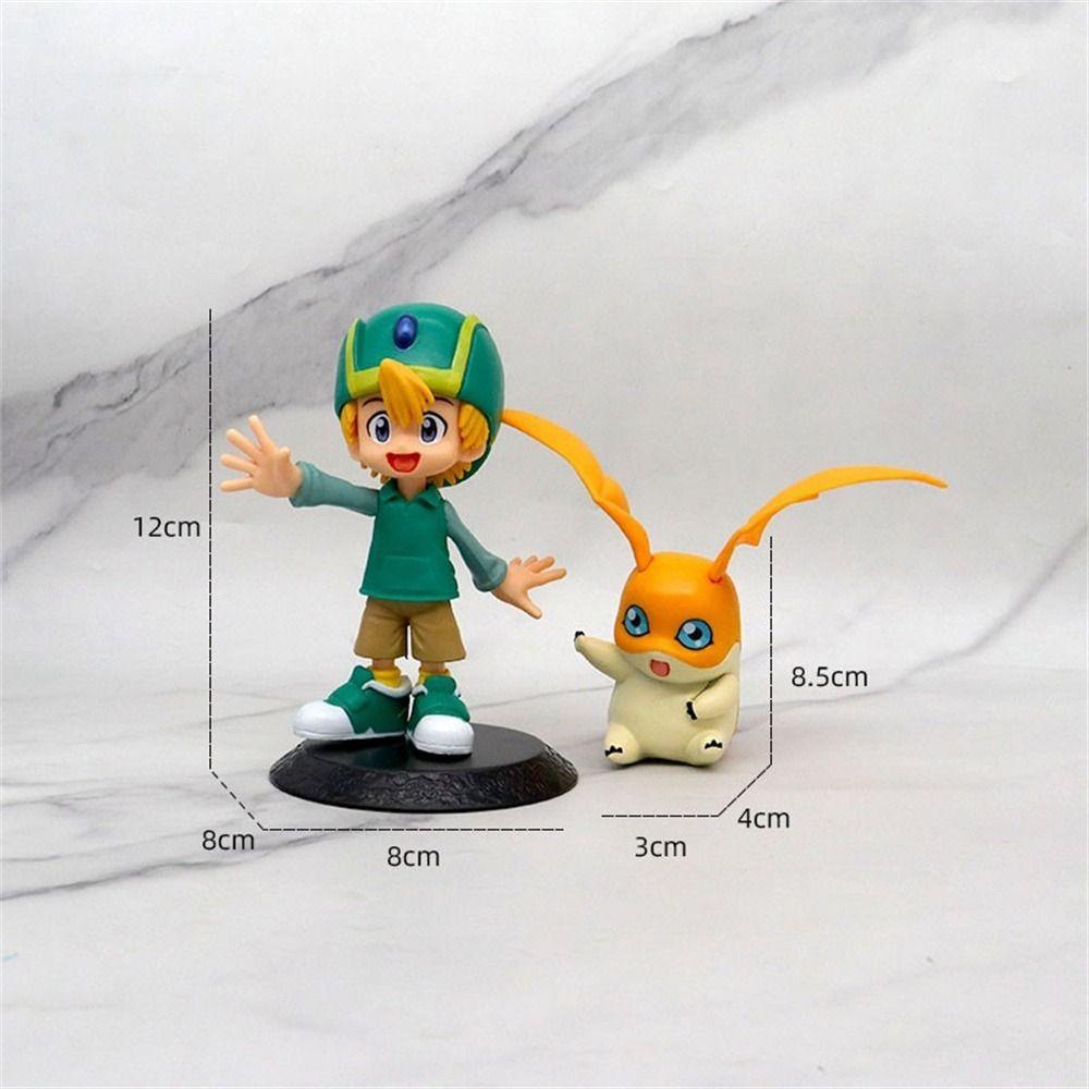Mô hình đồ chơi MMULCK hình nhân vật Digimon agumon ishida patamon bằng PVC dùng làm quà tặng sinh nhật cho bạn bè