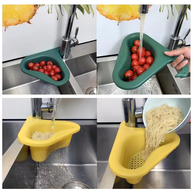 Rổ Lọc Rác Bồn Rửa Bát Đa Năng Tiện Lợi Chất liệu PP đa chức năng SUNNY DAY