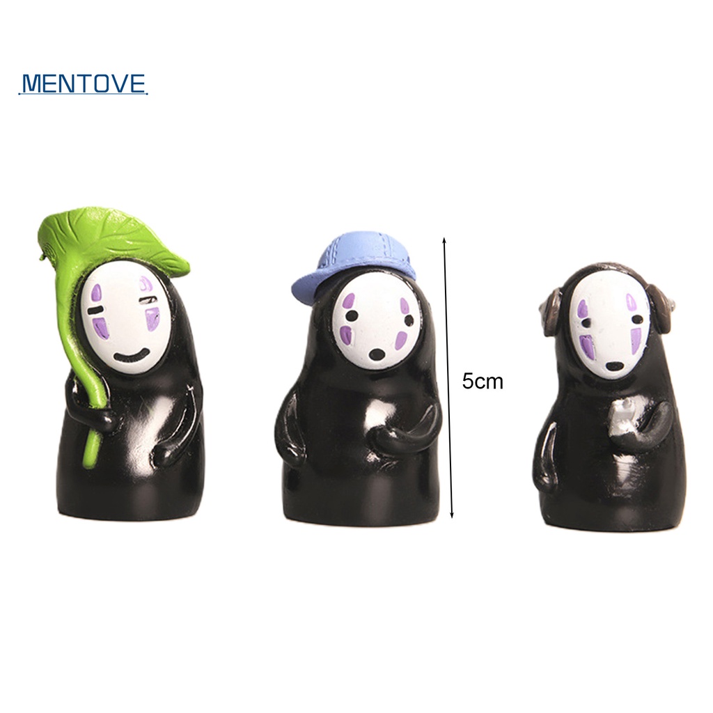 Set 6 Mô Hình Nhân Vật Vô Diện Trang Trí Tiểu Cảnh