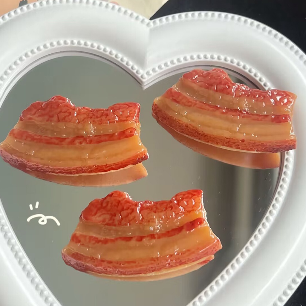 Thiết kế sáng tạo mô phỏng kẹp tóc heo kho dễ thương kẹp bên thực phẩm phụ kiện tóc đa năng