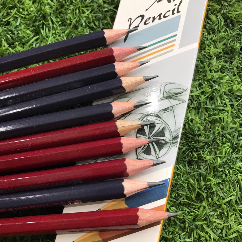 Hộp 10 bút chì 2B thiên long GP-01